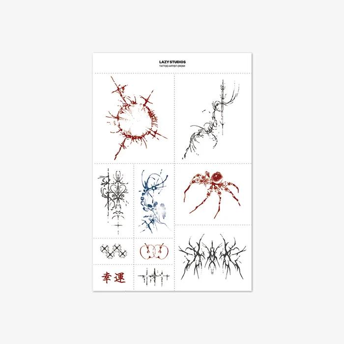 

Тату-мастер Ороми 01 Временная наклейка-тату