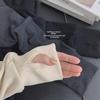 2024 Herbst/Winter Damen Minimalistischer Doppelreißverschluss Stehkragen Layering Samtpullover Strickjacke