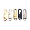 5 Pcs Metal Zipper Pull Replacement Detachable Zipper Slider Pull Tab Repair Kit For Clothing Jacket Diy Craft Sewing Zip Head