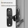 Simple No-Punch Sliding Door Latch Bolt for 90°/180° Bathroom Entrance