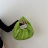 Street trend pleated bag summer new small bag texture women's bag simple small fresh handbag
