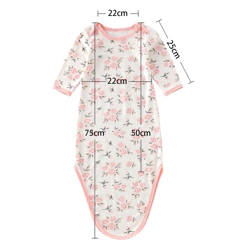 Vastsündinu magamiskott mütsiga, 100% puuvillane mähkimispidžaama poistele, tüdrukutele, ühevärviline trükitud imikute mähkimisrätik 0-12M