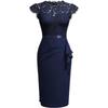 Fashionable Ladies Bridesmaid Dress Skirt Small Dress Lace Hip Dress