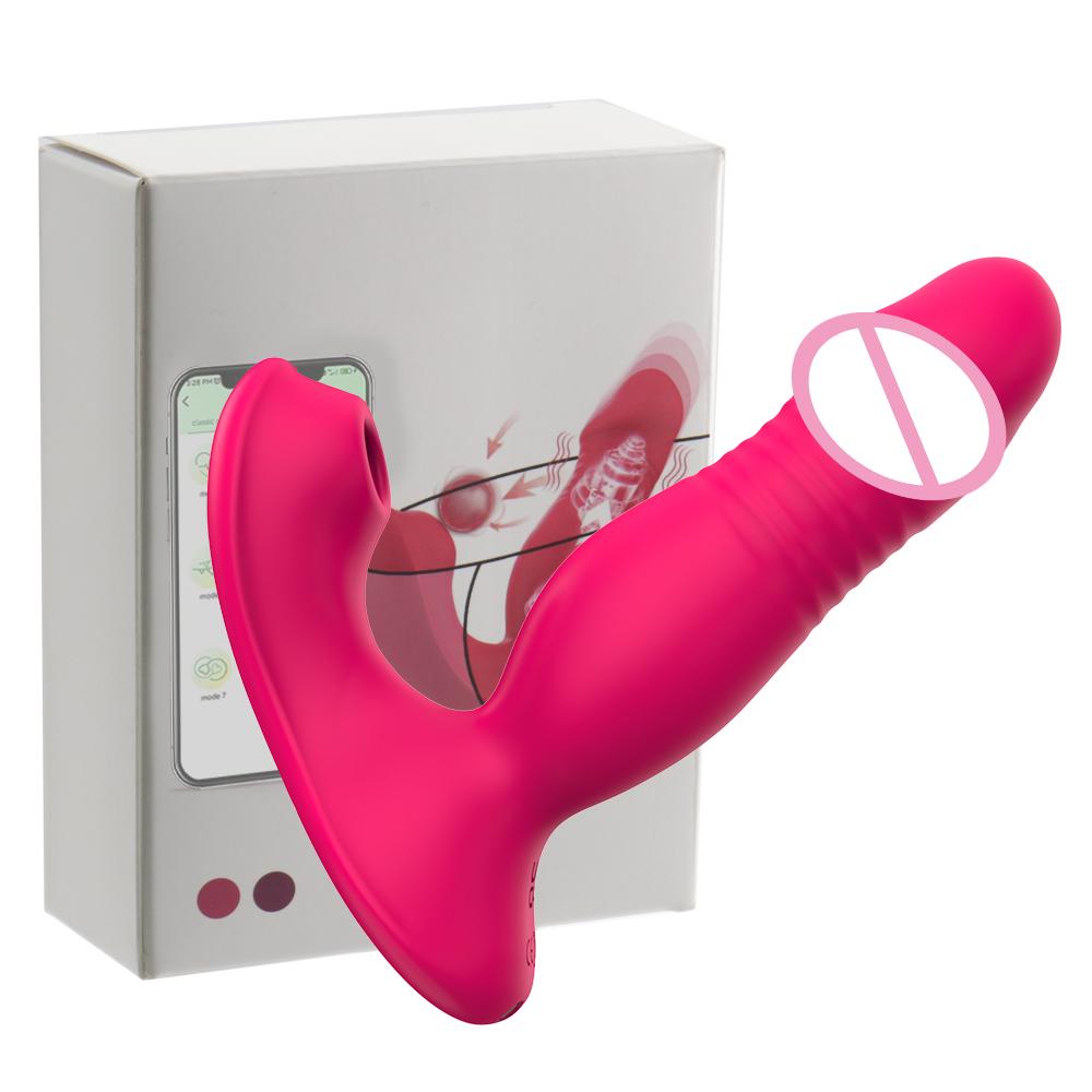 APP Control G Spot Dildo Vibrators Clitoral Stimulator Adult Sex Toys with 9 Thrusting & Vibration Modes, for Women Couples