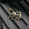 Fashion War Horse Brooch