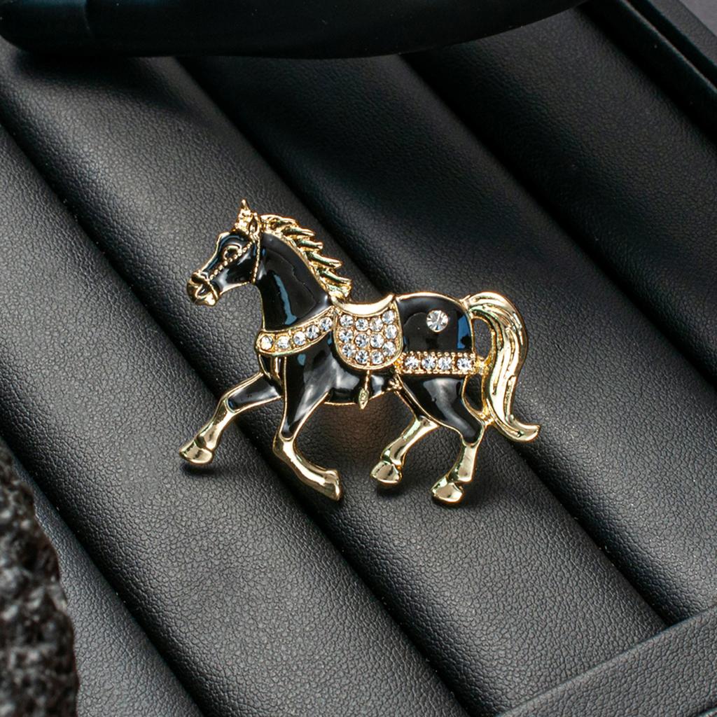 Fashion War Horse Brooch