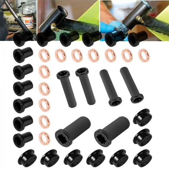 Kit For Polaris Sportsman 500 4x4 HO 800 EFI Front+Rear Suspension A-Arm Bushing