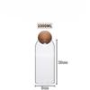 Four Size Sealed Jar Glass Cork Stopper Coffee Beans Dried Fruit Storage Box Kitchen Food Multigrain Storage Jar Cork Tea Jar LI