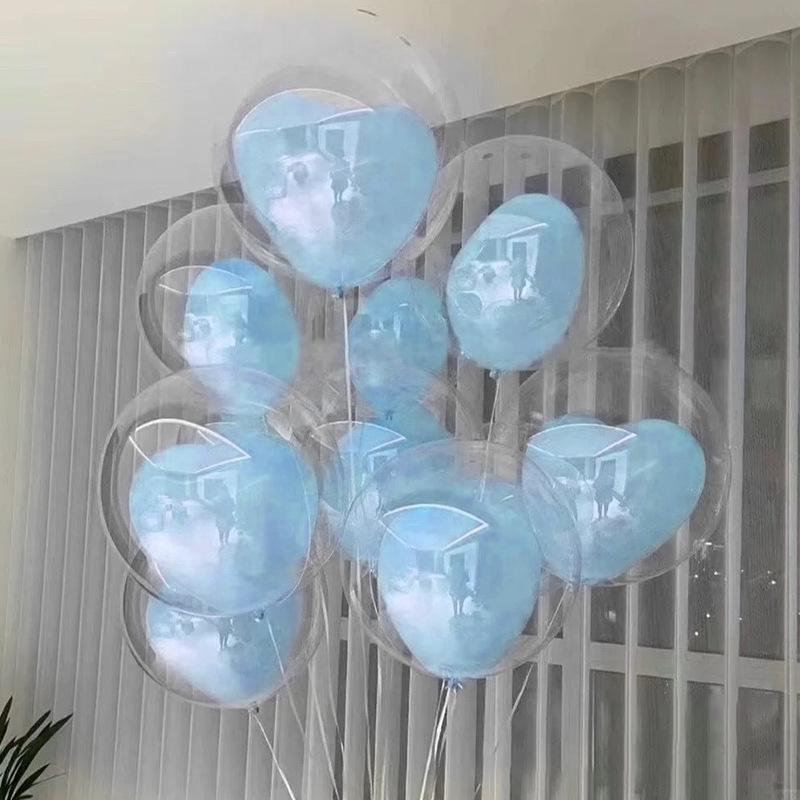 Şeffaf Bobo Balon Seti: Festival ve Parti Süslemeleri İçin 18", 24", 36"