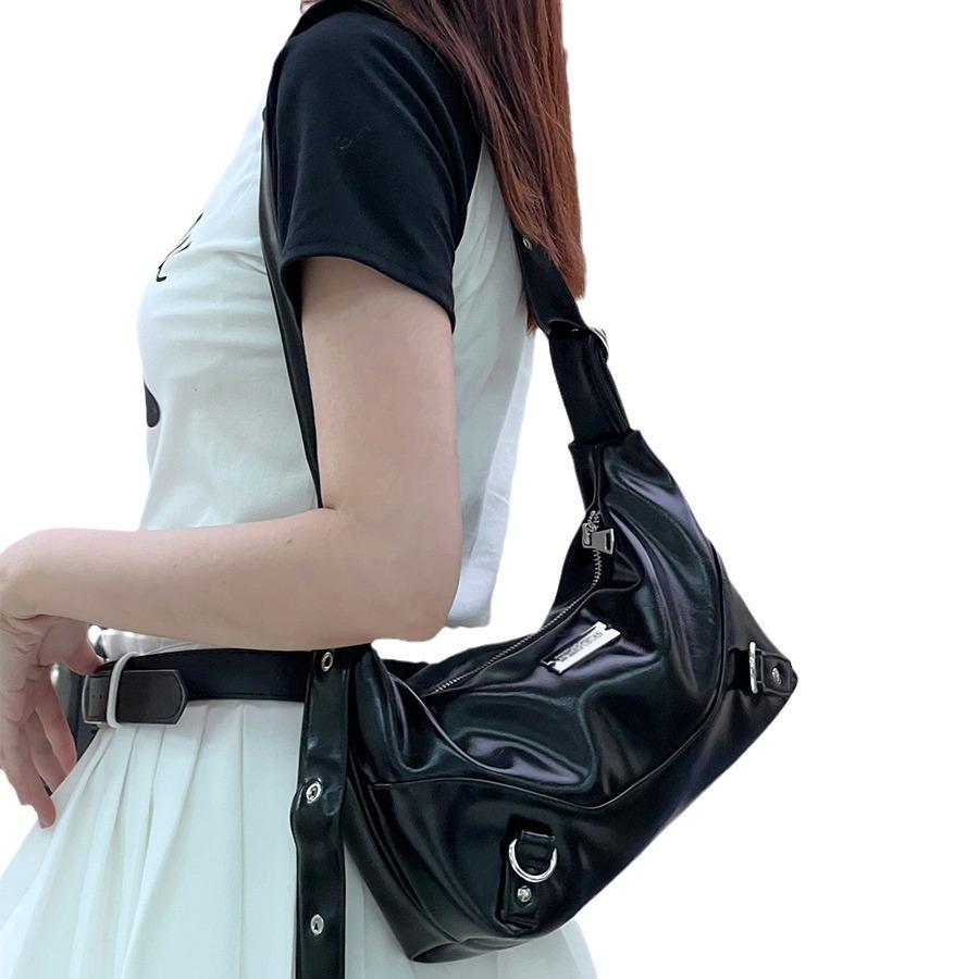Niche Design Bag Female Premium Texture Tote Bag Commuter Bag Soft Leather Shoulder Crossbody Bag Female