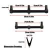 Double Rotating Fishing Rod Holder Adjustable Angles Aluminum Portable For Outdoor Angling
