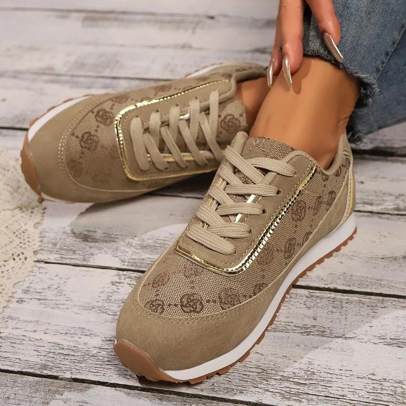 Fashion Sneakers Women's Plus Size New Running Sport Shoes Silver Girls Athletic Walking Casual Sneaker Comfortable Female Jogging Shoes