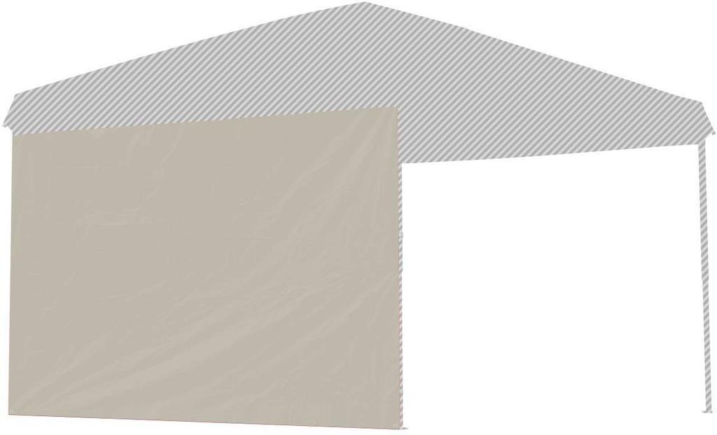 FIELDOOR Tarp Tent Dedicated Side Sheets Side Curtains Wall Type Steel and Aluminum [Light Beige] [3.0m Only] [1 Piece]