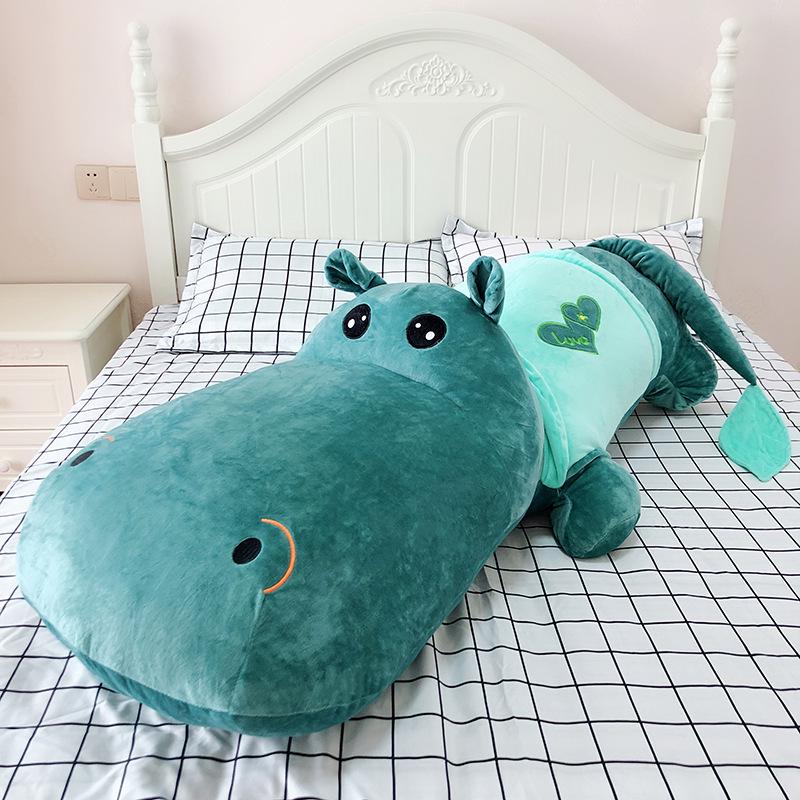 

Милая плюшевая игрушка гиппопотам - Подушка для обнимания перед сном для всех возрастов 60cm (Small)-0.25kg