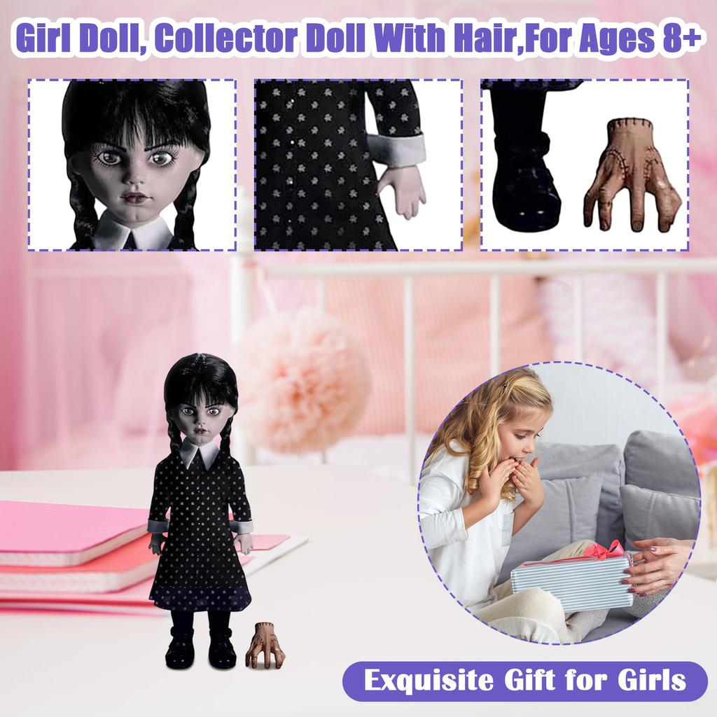 Girl Doll, Collector Doll With Hair, For Ages 8+
