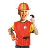 Kids Builder Worker Costume Halloween Fireman Dress up Outfits with Role Play Tool Accessories for Ages 3-12 Boy Girl