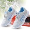 KYLIN Men Women Sneakers Light Breathable Mesh Sport Women Shoes Lace-up Solid Color Lightweight Running Shoes
