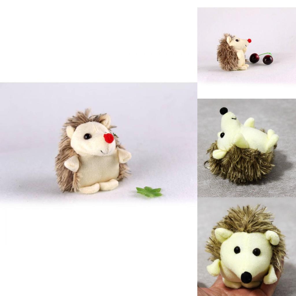 Adorable Plush Hedgehog Toy Soft Cuddly Stuffed Animal Creative Gift 10cm