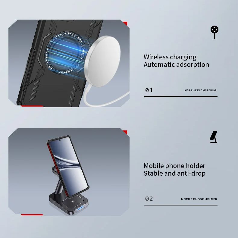 Heat Dissipation Case For Xiaomi Redmi Note 15 Pro 5G Pro+ 4G Cover Lens Protection Magnetic Wireless Charging Back Shell Fundas
