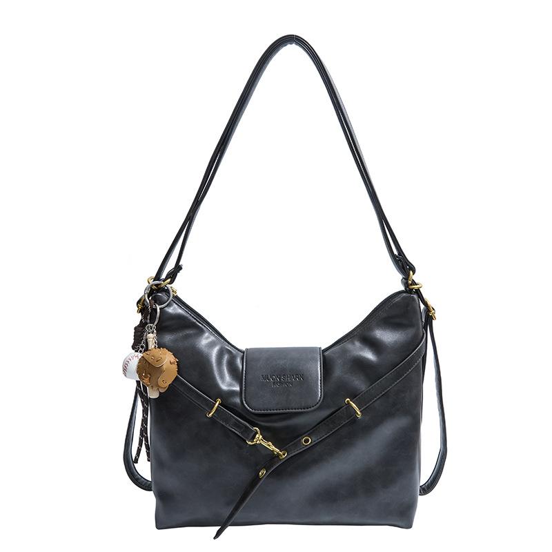 

Сумка-тоут для поездок на работу, женская, большой вместимости, новая сумка через плечо, сумка-мессенджер, рюкзак no pendant чёрный