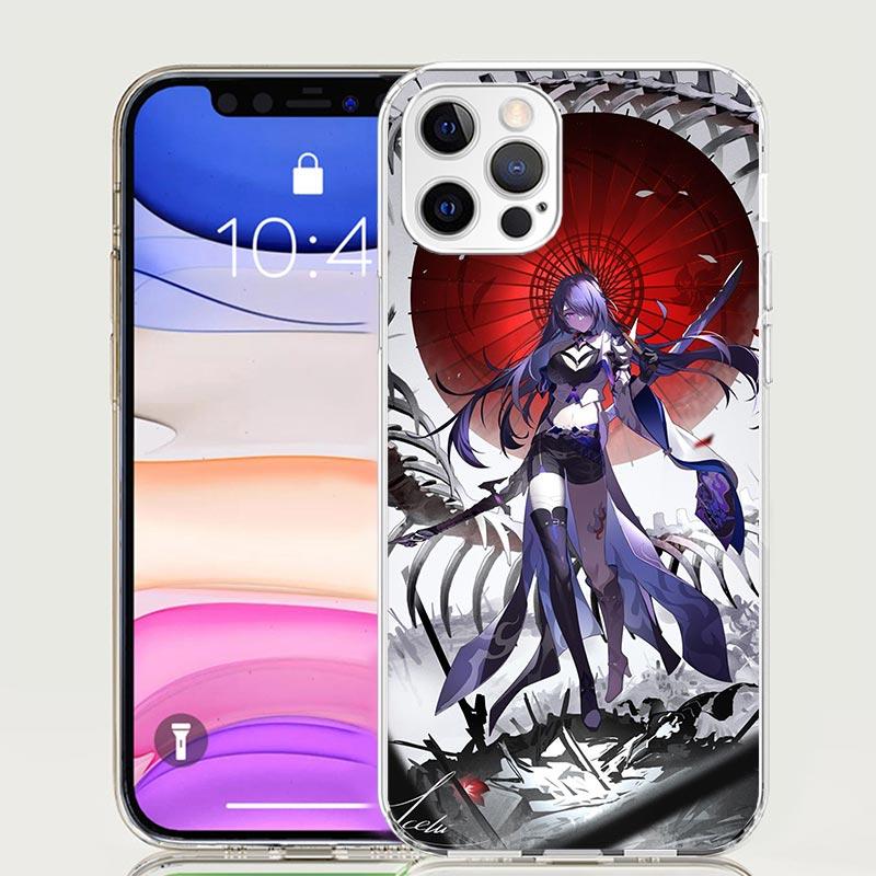 

Honkai Star Rail Acheron Phone Case for Apple iPhone 17 Air 16 15 Plus 14 + 13 Mini 12 11 Pro Max 7 8 SE 16Max Soft Shell Cover iPhone 15 Plus