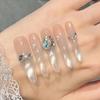 2026 Wearable Cat Eye Nail Art Stickers: Handmade Whitening Light-Catching Nail Tips.