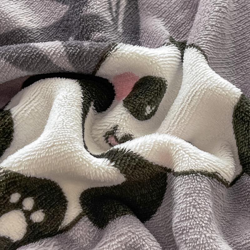 Cartoon Style Bedsheet Velvet Bed Linen Skin-friendly Flat Sheet Warm Bed Sheet for Winter Home Sheets Sabanas (No Pillowcase)