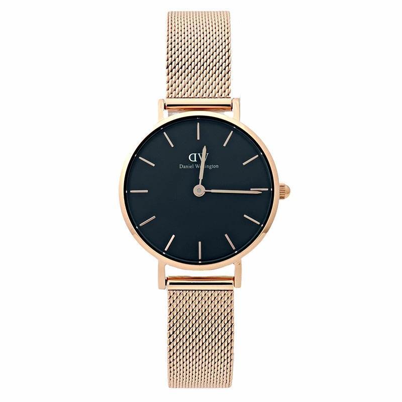 Used Daniel Wellington DW00600217 Watch Rose Gold Black Parallel Import Product