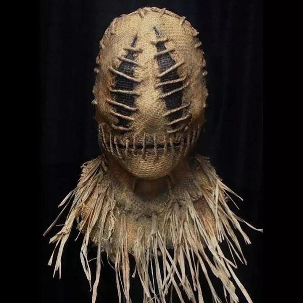 Nieuw eng Halloweenmasker van latex, premium vogelverschrikkerhoofddeksel, spookhoofd