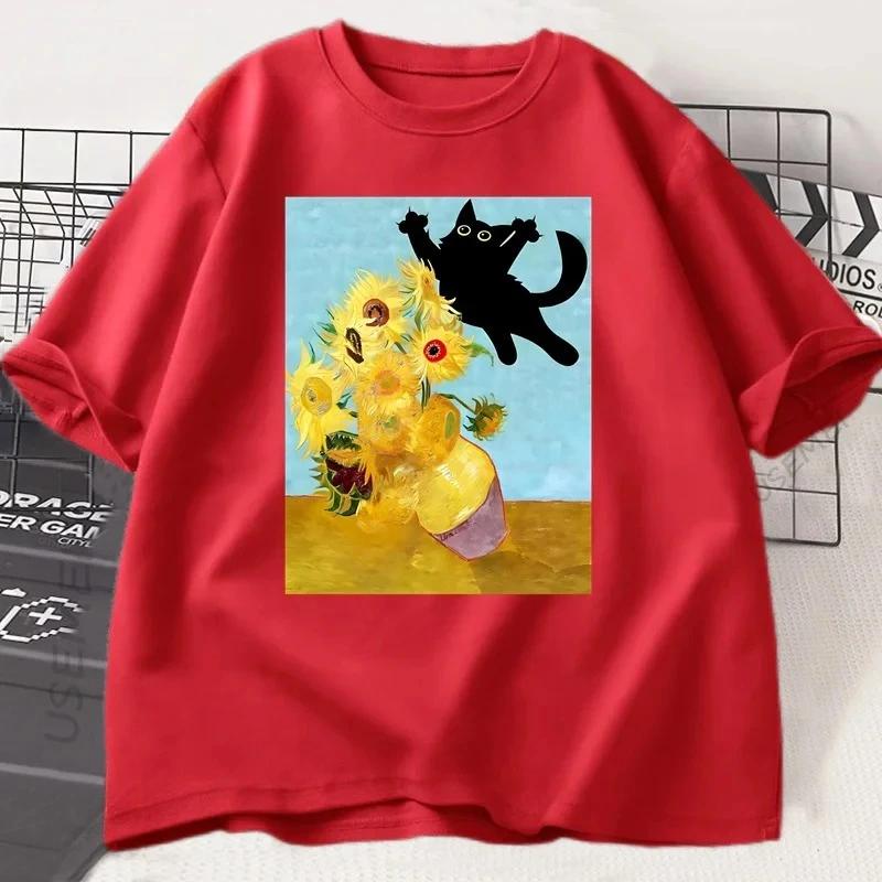 Women s plus size T-shirt Unisex graphic clothing Short loose and casual soft and comfortable breathable sports al S