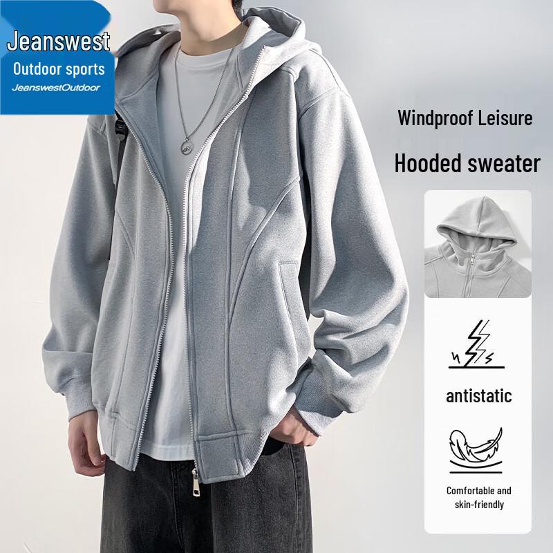 Jeanswest Outdoor Hooded Zip-Up Sweatshirt