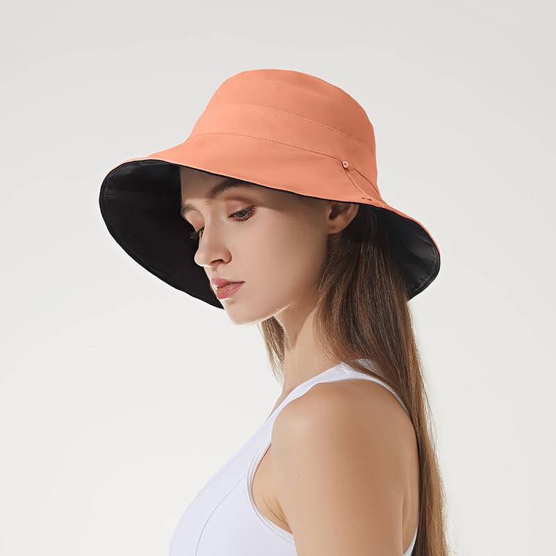 Ice Silk Sun Hat For Women With Wide Brim Uv Protection Summer Fishing Cap Sunshade Accessory