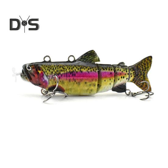 13CM/35G Elektryczny Przynęta Wędkarska Wieloprzegubowa z Haczykami Ładowana przez USB LED Świecąca Przynęta Pływająca Robotyczna Przynęta Sztuczna Akcesoria Wędkarskie