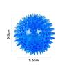3/6pcs Squeaky Spiky Chew Ball For Dogs Cats TPR Durable Teething Training Toy Interactive Pet Teeth Cleaning Eco-Friendly Pet Ball