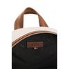 Boss Logo Lettering Canvas Backpack Light Grey  50558359054 