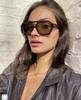 RIVER Fashion Handmade Square Sunglasses - Trendy Sun Protection for Men & Women
