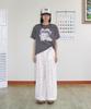 RONRON Betty Boop Ribbon Basic Fit T Shirt Charcoal