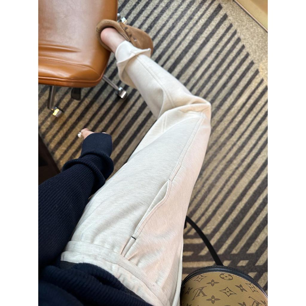Super Soft Thickened Velvet Tencel Wool Wide-Leg Pants for Women - New Loose Fit for Autumn and Winter