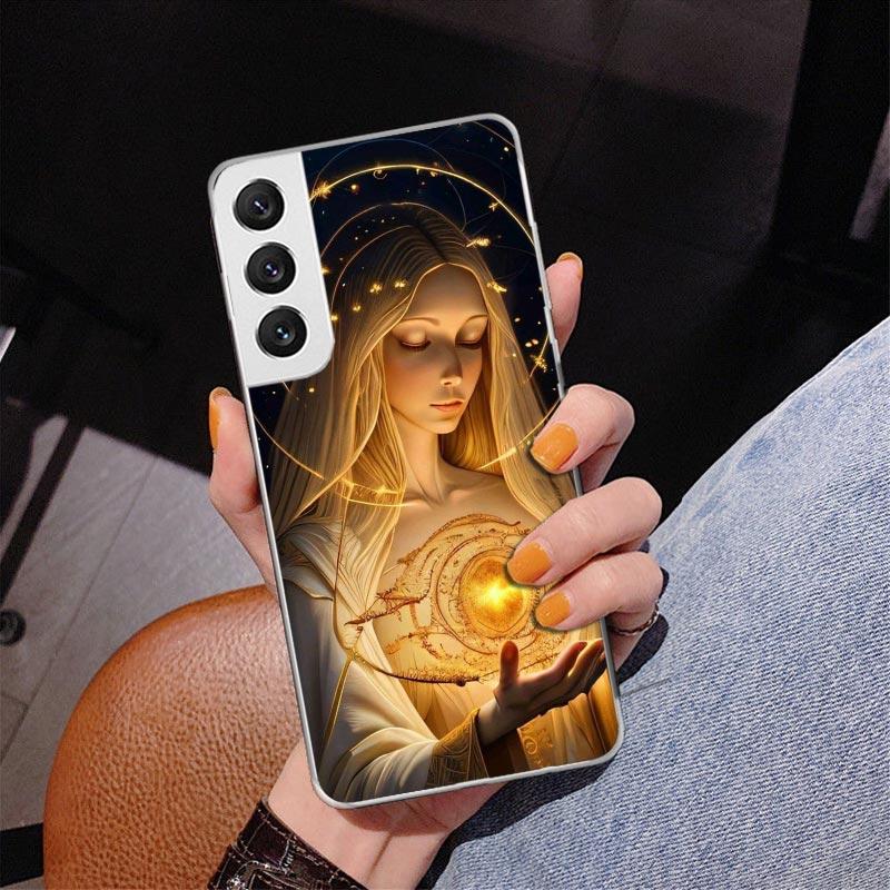 Virgin De Guadalupe Virgen Mary Phnoe Case for Samsung Galaxy S26 S25 Edge S23 S24 Ultra S22 Plus S21 S20 FE Unique Cover Soft C