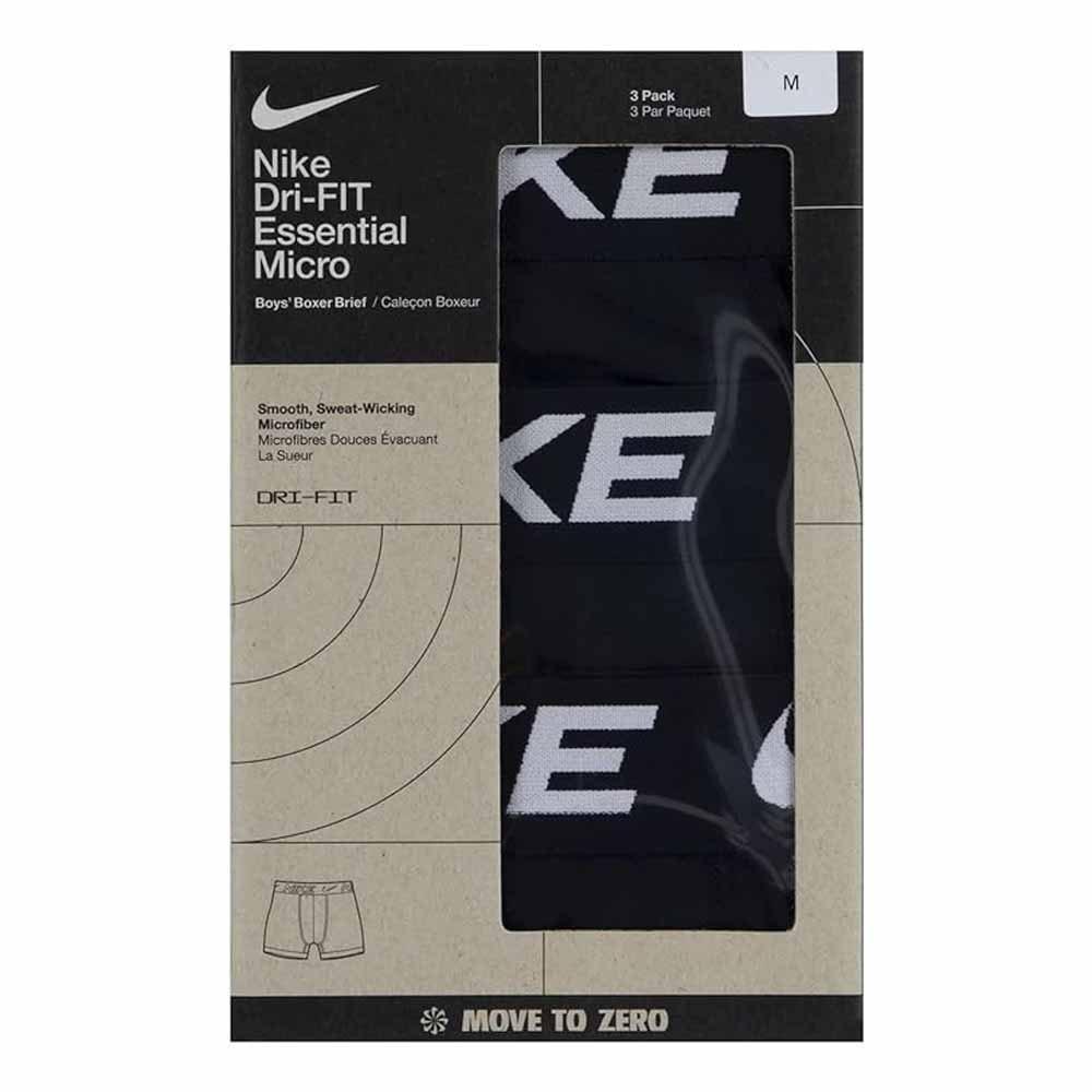 Nike Essential Micro Boys Underwear 92% recycled polyester black