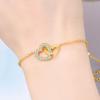S925 Silver Adjustable Heart Knot Bracelet Chain Link Women Bracelet Jewelry Party Trendy Anniversary Gifts