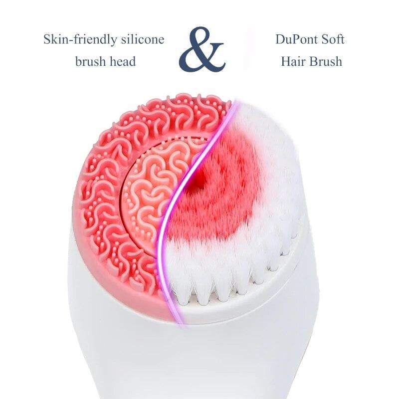 Cleansing Brush Sonic Nu Face Rotating Cleansing Brush Galvanica Facial Spa System Can Deeply Clean Remove Blackheads