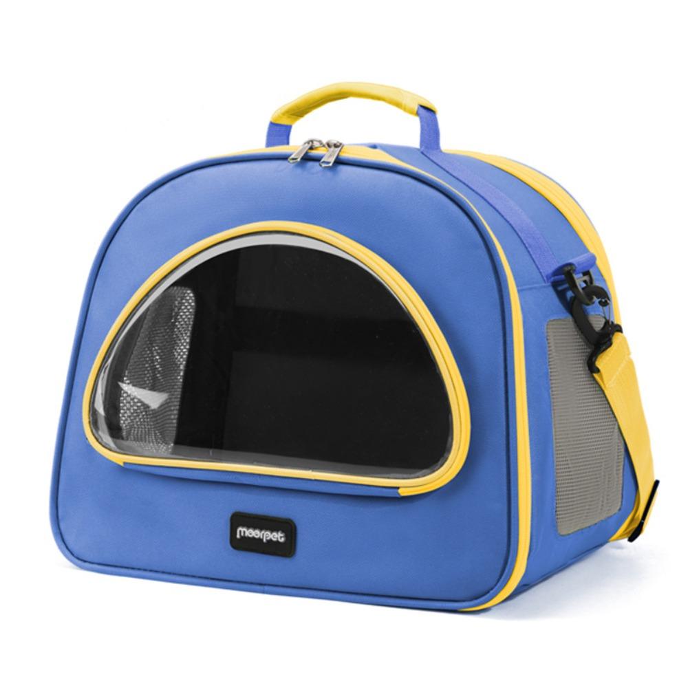 

Colorful Pet Cat Backpack Breathable Pet Crossbody Bag Fashion Cat Outdoor Handbag Outdoor синий