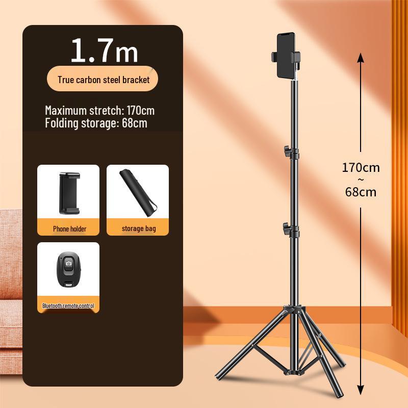 Universal Metal Tripod Stand for Live Streaming & Photography