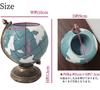 GPT Pen Pen Pen Stationery Globe [Suitcase Company] Globe-Shaped Stand, Holder, Storage, Multi-Tool Holder, Ornament, Antique-Style