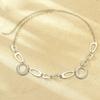 Fashionable Metal Circle Waist Chain Contemporary Alloy Rings Waist Chain Unique Belt Jewelry For The Fashion Forward
