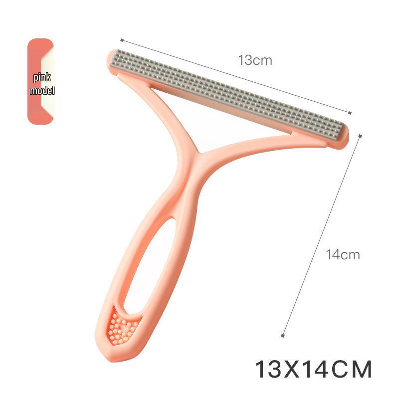 

Silicone Static Brush Pet Hair and Lint Remover for Clothes and Carpets Brush Hair Scraper - Bare розовый