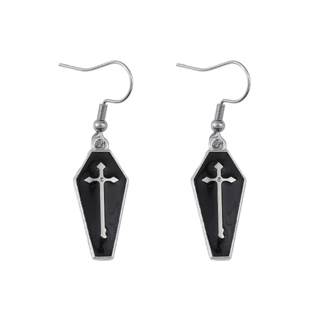 

Trendy Halloween Drop Earrings For Women Moon Death Ghost Pumpkin Skeleton Dangle Earrings Party Accessories Funny Jewelry Gifts