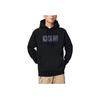 Li-Ning Sports Life Solid Color Print Hoodie Pullover Long Sleeve Sweatshirt Unisex Tops Black AWDSB43-1