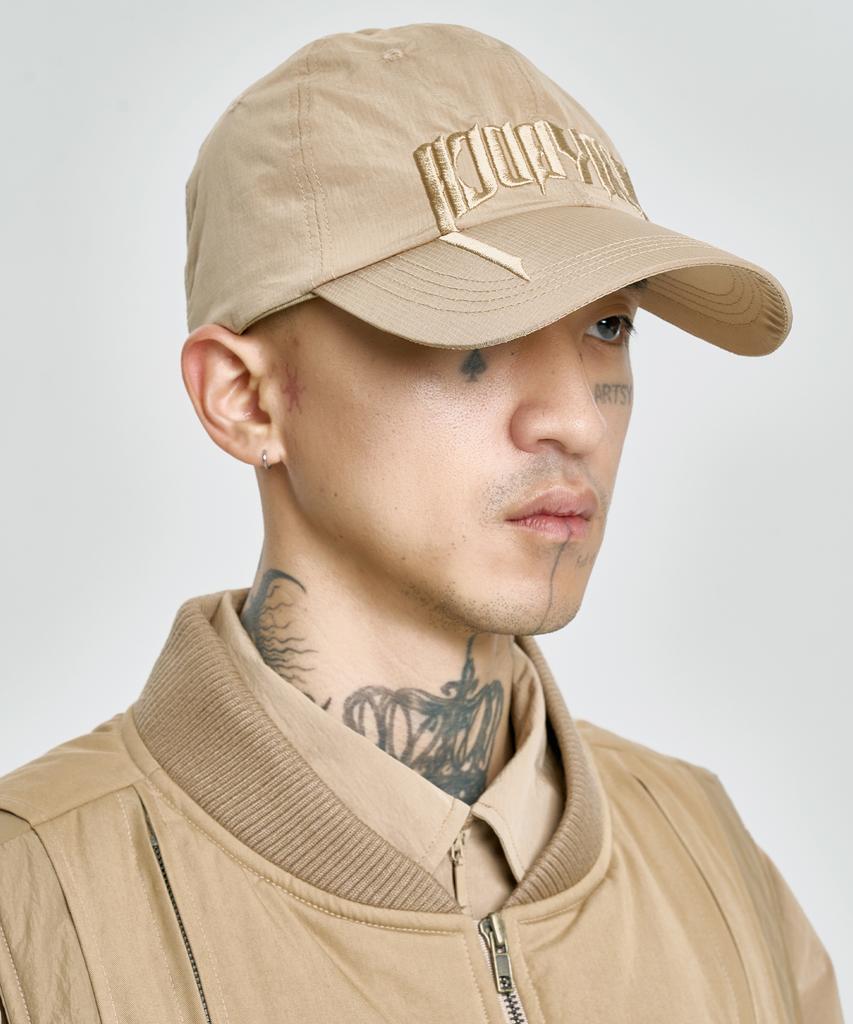 AJOBYAJO Arch Logo Nylon Cap [Beige]